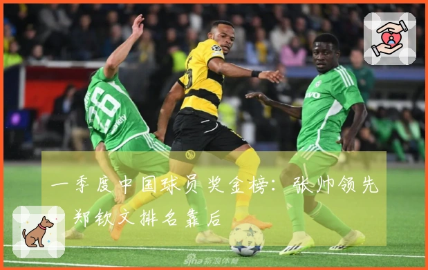 一季度中国球员奖金榜：张帅领先，郑钦文排名靠后